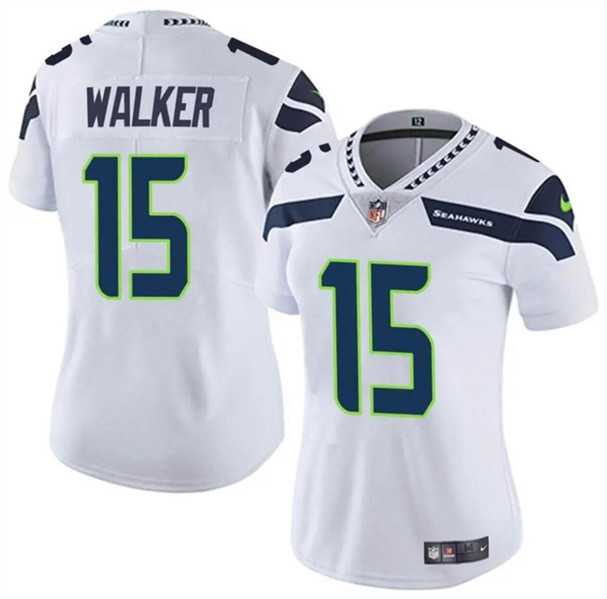 Women%27s Seattle Seahawks #15 P.J. Walker White Vapor Limited Football Stitched Jersey(Run Small) Dzhi->women nfl jersey->Women Jersey